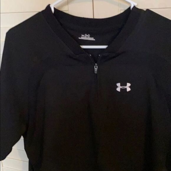 1/2 zip loose T-shirt with side zipper - Picture 3 of 7